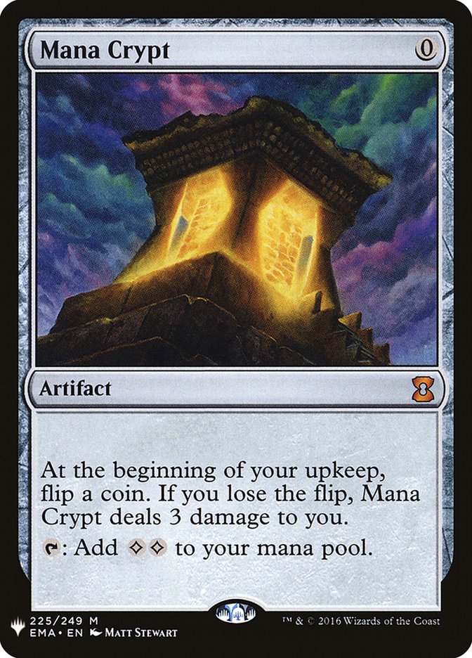Mana Crypt [Mystery Booster] | I Want That Stuff Brandon