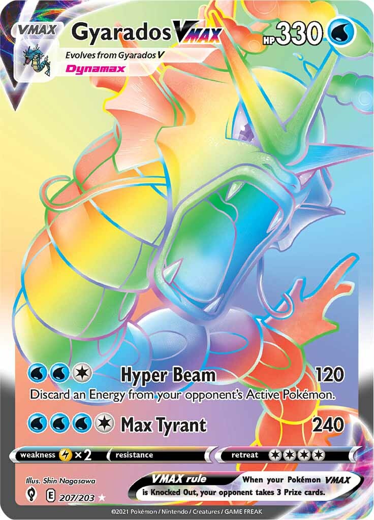 Gyarados VMAX (207/203) [Sword & Shield: Evolving Skies] | I Want That Stuff Brandon