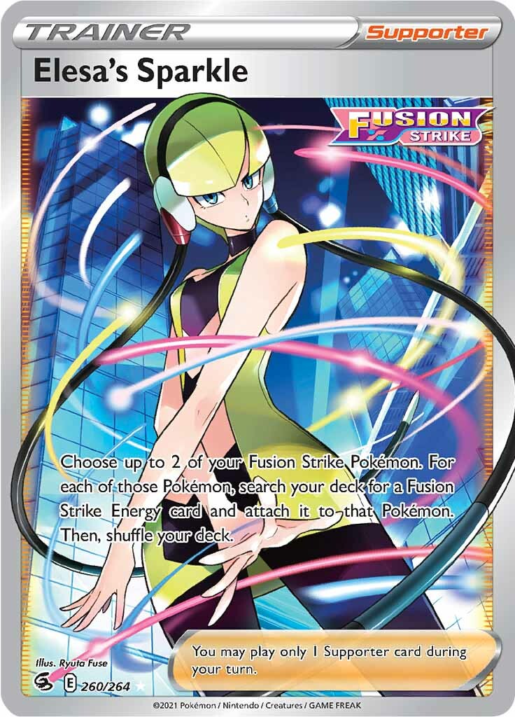 Elesa's Sparkle (260/264) [Sword & Shield: Fusion Strike] | I Want That Stuff Brandon