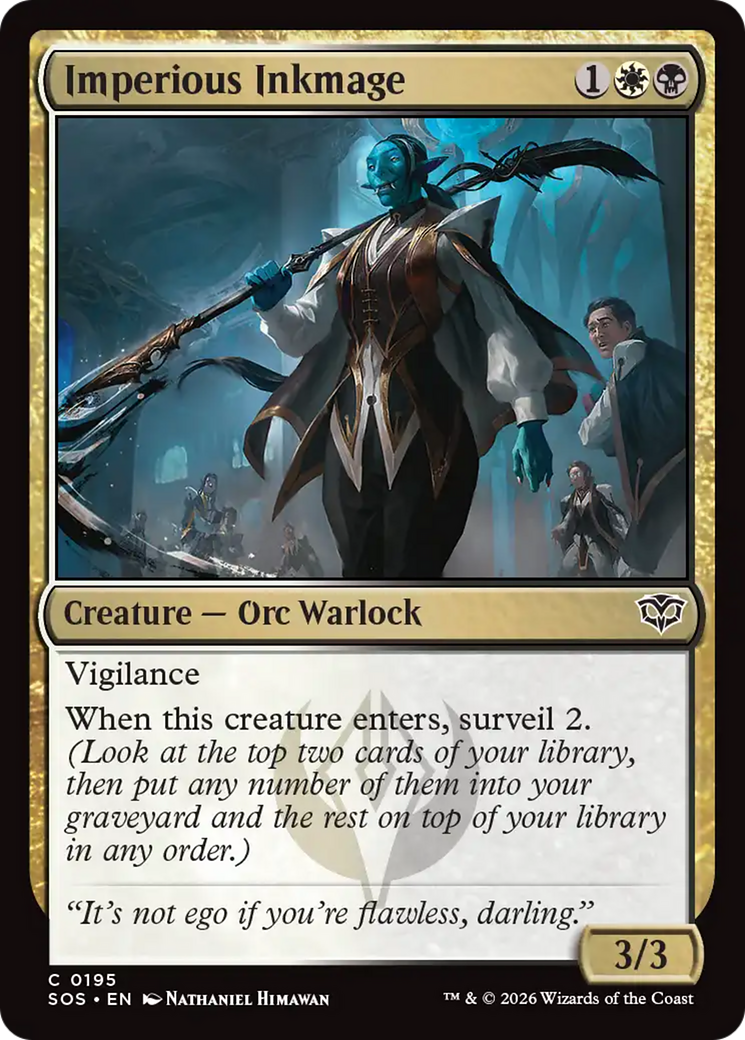 Imperious Inkmage [Secrets of Strixhaven] | I Want That Stuff Brandon