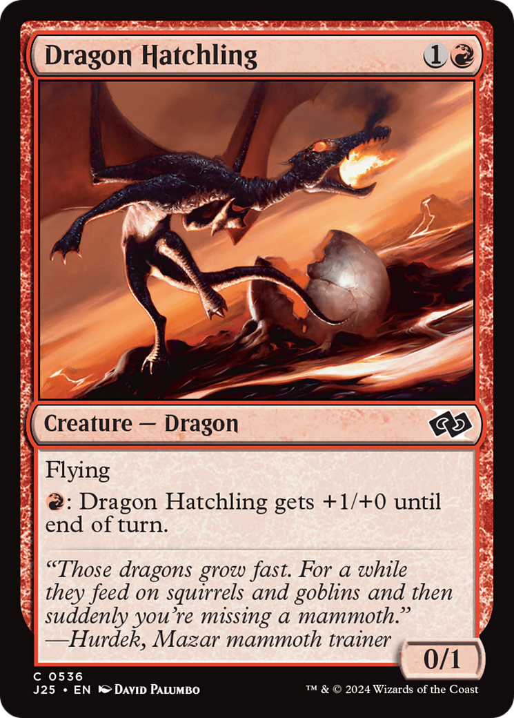 Dragon Hatchling [Foundations Jumpstart] | I Want That Stuff Brandon