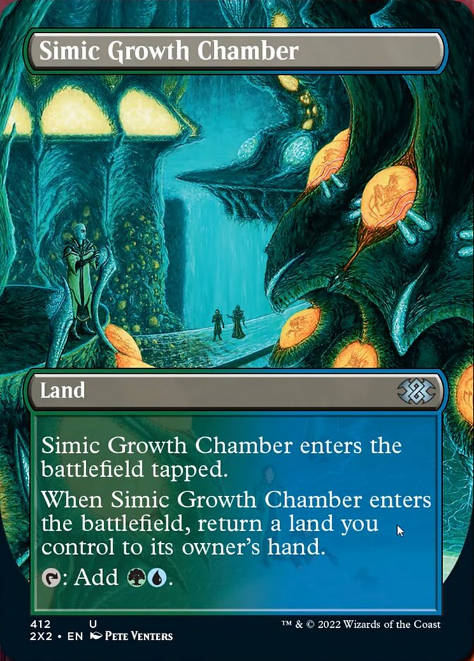 Simic Growth Chamber (Borderless Alternate Art) [Double Masters 2022] | I Want That Stuff Brandon