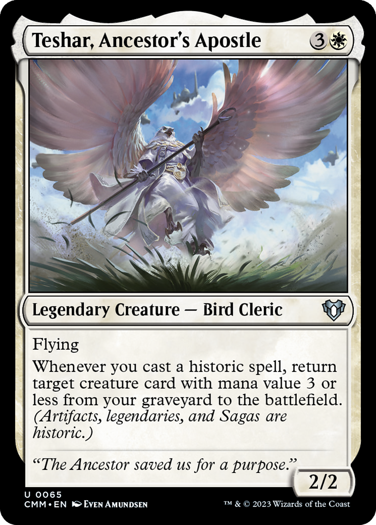 Teshar, Ancestor's Apostle [Commander Masters] | I Want That Stuff Brandon