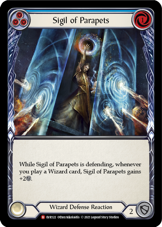 Sigil of Parapets [EVR122] (Everfest)  1st Edition Rainbow Foil | I Want That Stuff Brandon