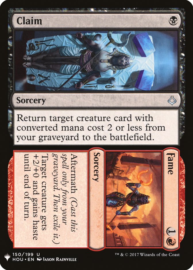 Claim // Fame [Mystery Booster] | I Want That Stuff Brandon