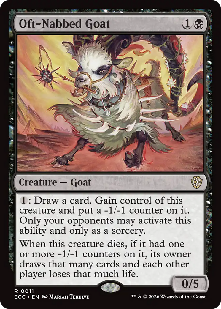Oft-Nabbed Goat [Lorwyn Eclipsed Commander] | I Want That Stuff Brandon