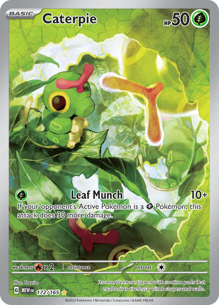 Caterpie (172/165) [Scarlet & Violet 151] | I Want That Stuff Brandon