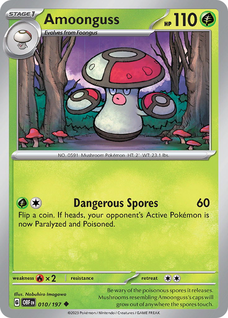 Amoonguss (010/197) [Scarlet & Violet: Obsidian Flames] | I Want That Stuff Brandon