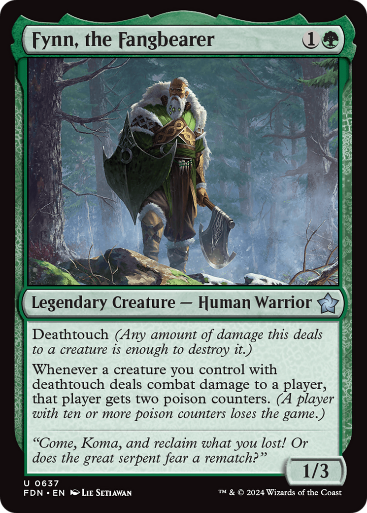 Fynn, the Fangbearer [Foundations] | I Want That Stuff Brandon