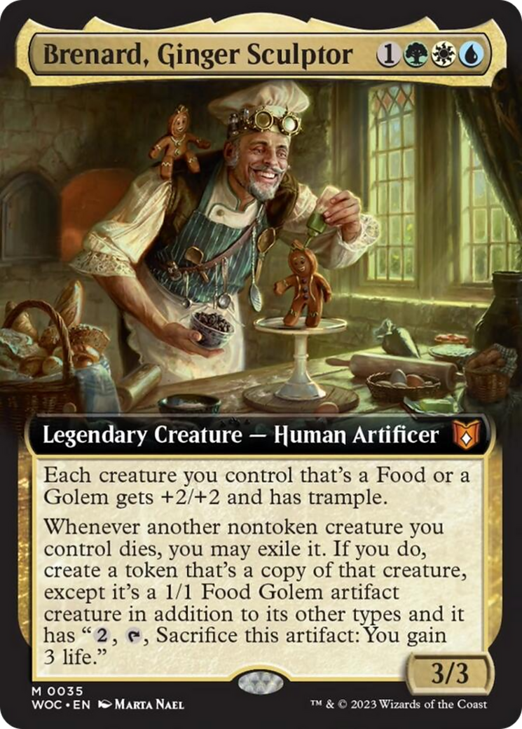 Brenard, Ginger Sculptor (Extended Art) [Wilds of Eldraine Commander] | I Want That Stuff Brandon