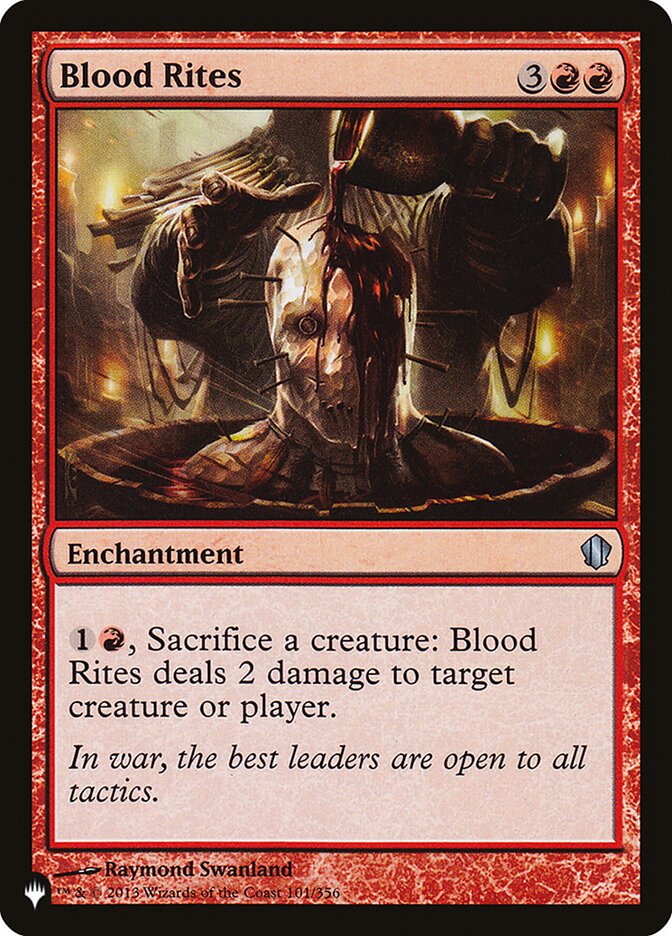 Blood Rites [The List] | I Want That Stuff Brandon