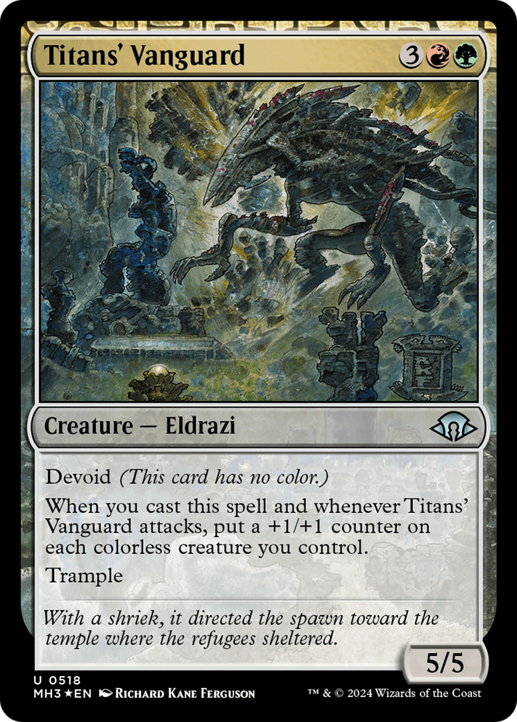 Titans' Vanguard (Ripple Foil) [Modern Horizons 3] | I Want That Stuff Brandon