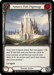 Nature's Path Pilgrimage (Red) [U-WTR147] (Welcome to Rathe Unlimited)  Unlimited Rainbow Foil | I Want That Stuff Brandon