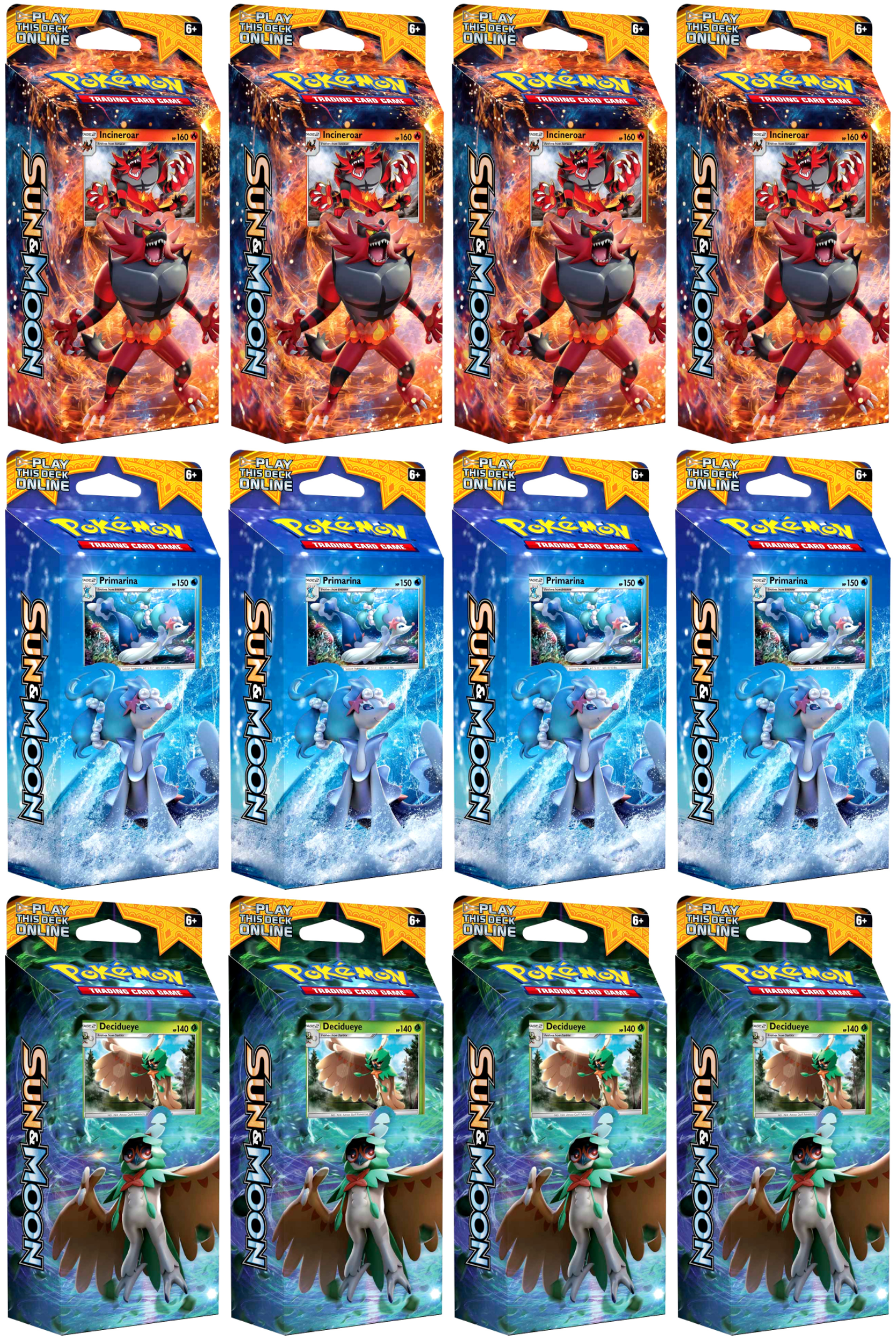 Sun & Moon - Theme Deck Display | I Want That Stuff Brandon