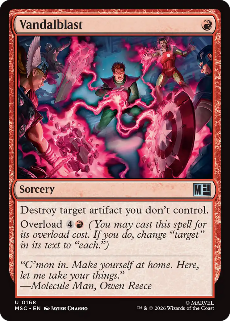Vandalblast (Surge Foil) [Marvel Super Heroes Commander] | I Want That Stuff Brandon