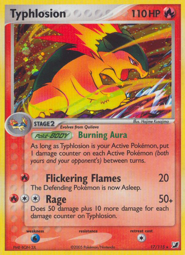 Typhlosion (17/115) [EX: Unseen Forces] | I Want That Stuff Brandon