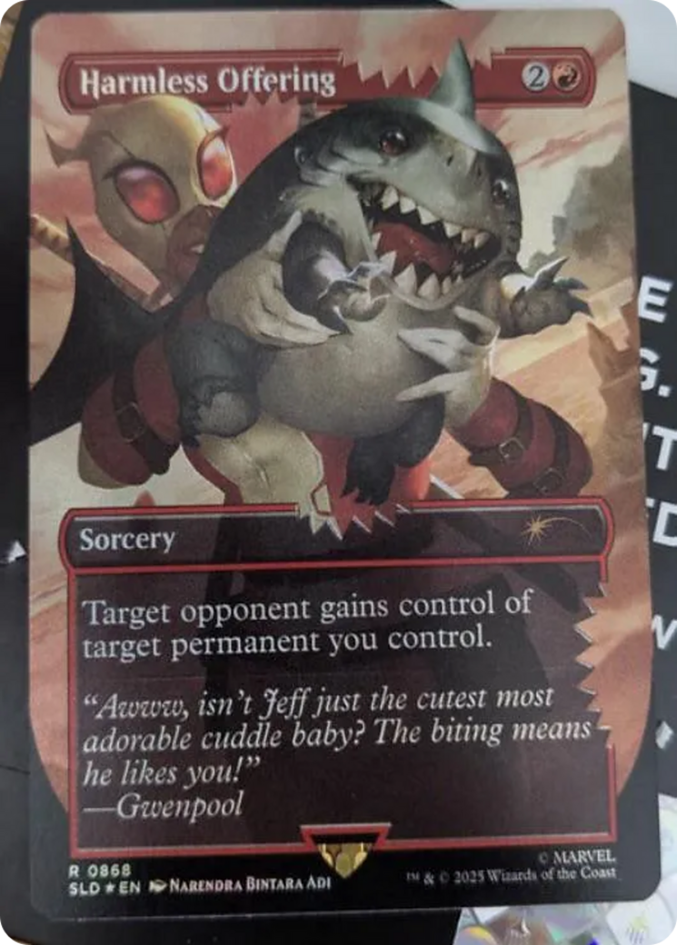 Harmless Offering (Rainbow Foil) [Secret Lair Drop Series] | I Want That Stuff Brandon