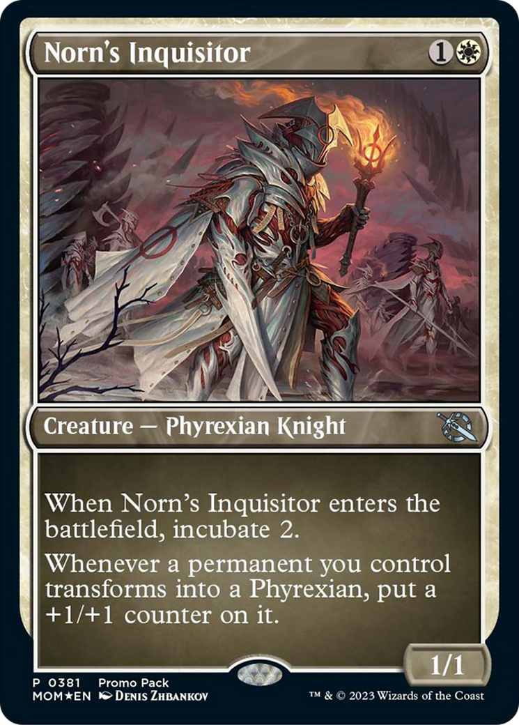 Norn's Inquisitor (Promo Pack) [March of the Machine Promos] | I Want That Stuff Brandon