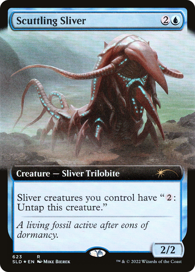 Scuttling Sliver (Extended Art) [Secret Lair Drop Promos] | I Want That Stuff Brandon