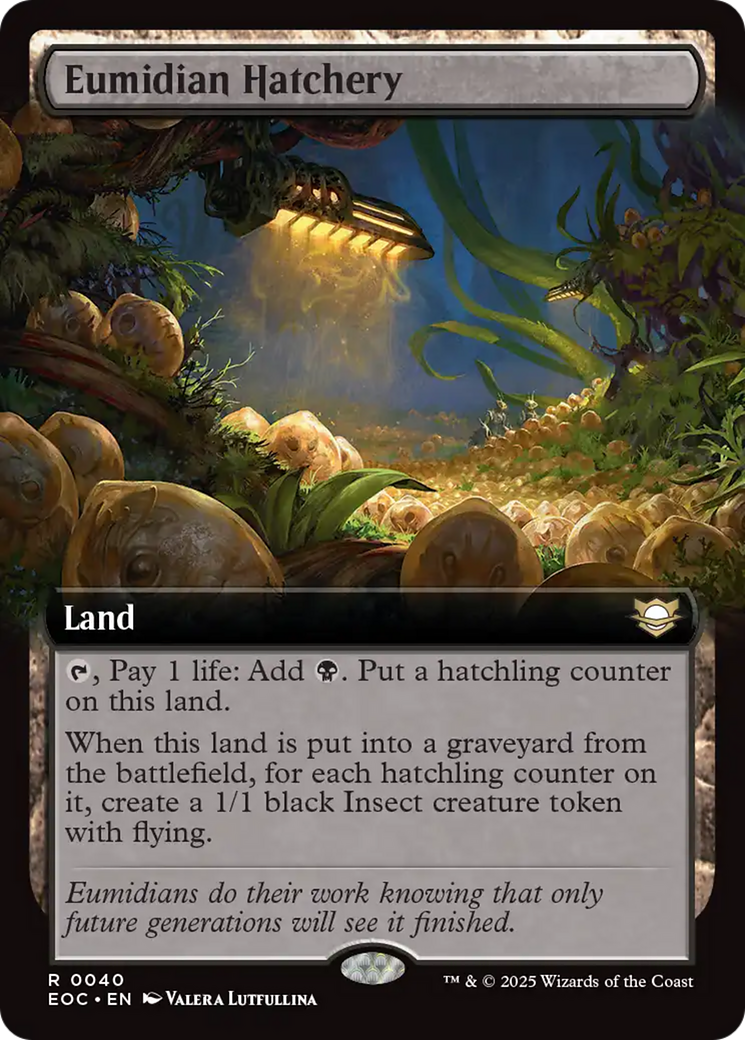 Eumidian Hatchery (Extended Art) [Edge of Eternities Commander] | I Want That Stuff Brandon