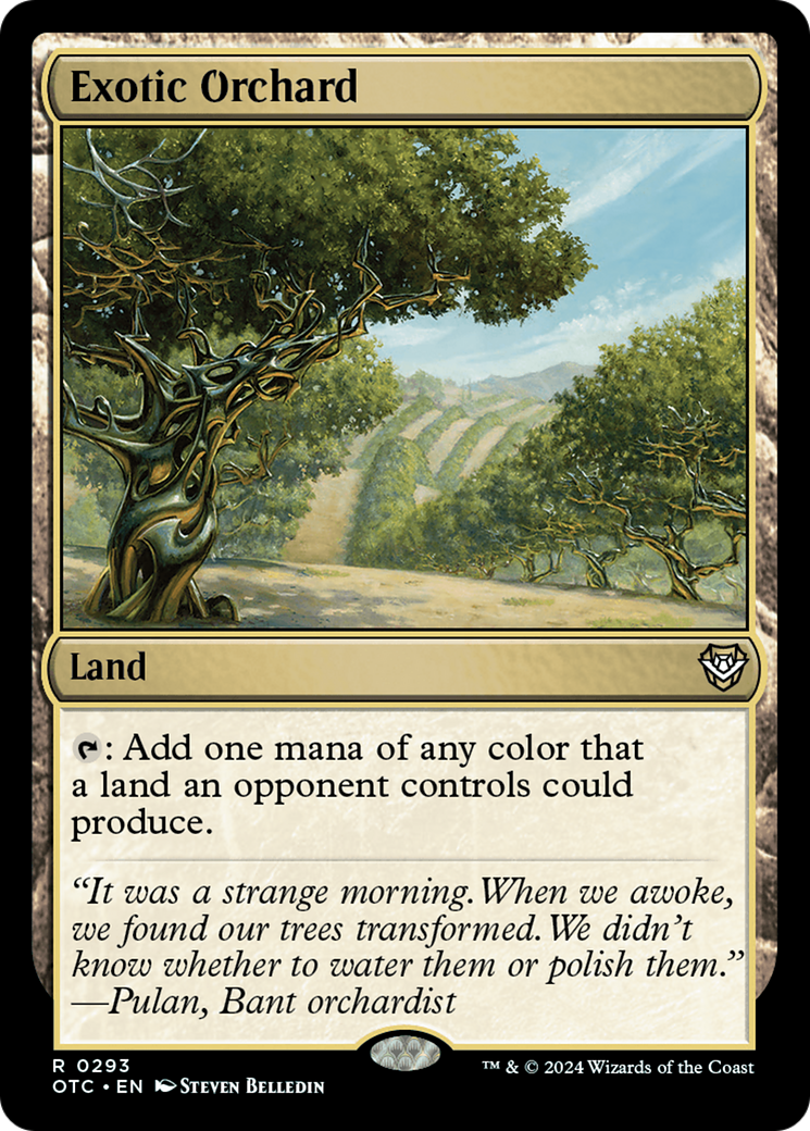 Exotic Orchard [Outlaws of Thunder Junction Commander] | I Want That Stuff Brandon