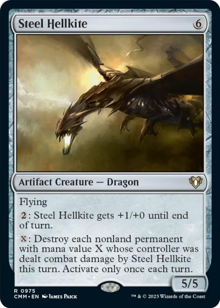 Steel Hellkite [Commander Masters] | I Want That Stuff Brandon