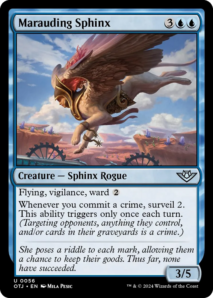 Marauding Sphinx [Outlaws of Thunder Junction] | I Want That Stuff Brandon