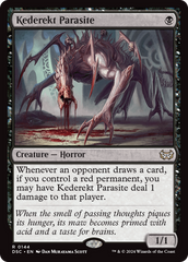 Kederekt Parasite [Duskmourn: House of Horror Commander] | I Want That Stuff Brandon