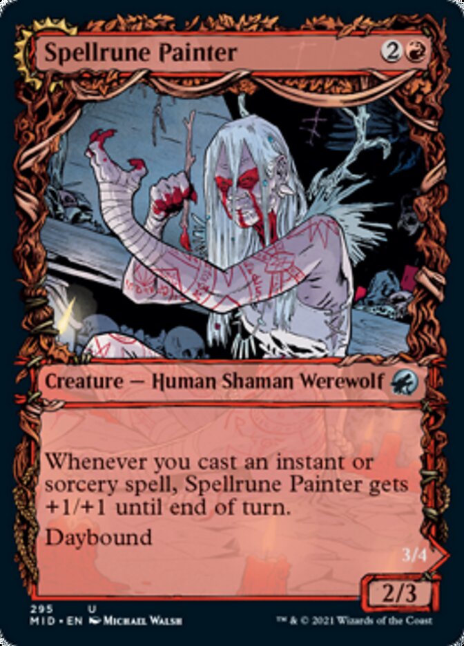 Spellrune Painter // Spellrune Howler (Showcase Equinox) [Innistrad: Midnight Hunt] | I Want That Stuff Brandon
