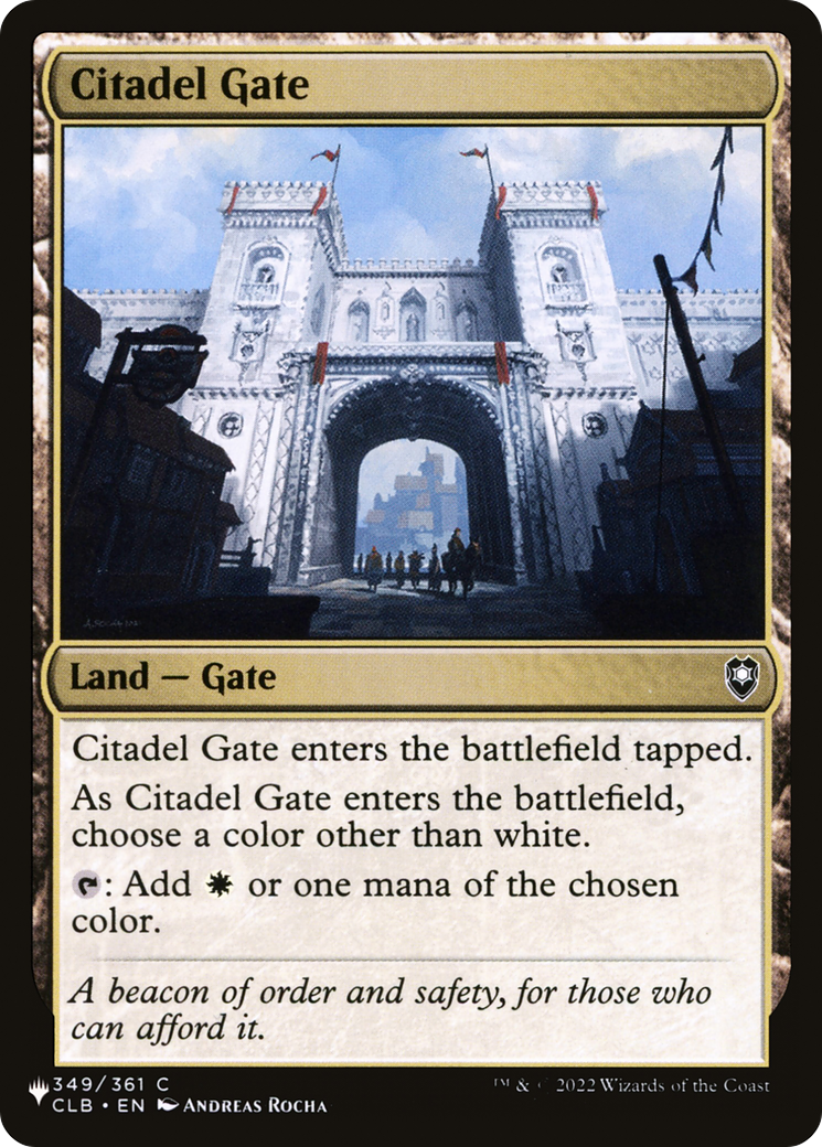 Citadel Gate [The List] | I Want That Stuff Brandon