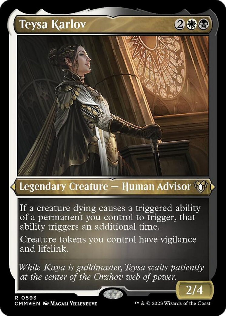 Teysa Karlov (Foil Etched) [Commander Masters] | I Want That Stuff Brandon