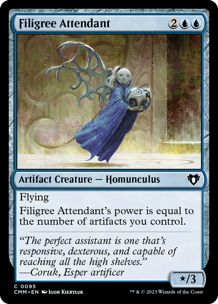 Filigree Attendant [Commander Masters] | I Want That Stuff Brandon