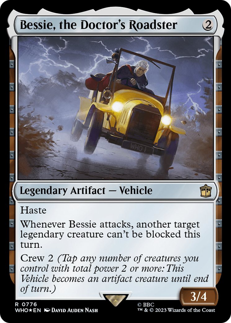 Bessie, the Doctor's Roadster (Surge Foil) [Doctor Who] | I Want That Stuff Brandon