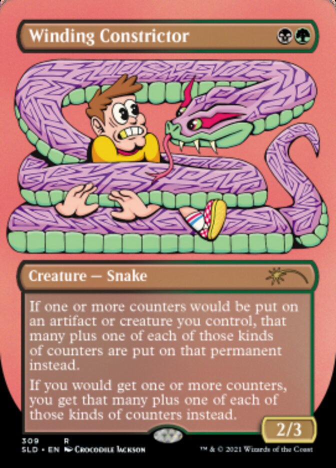 Winding Constrictor (Borderless) [Secret Lair Drop Series] | I Want That Stuff Brandon