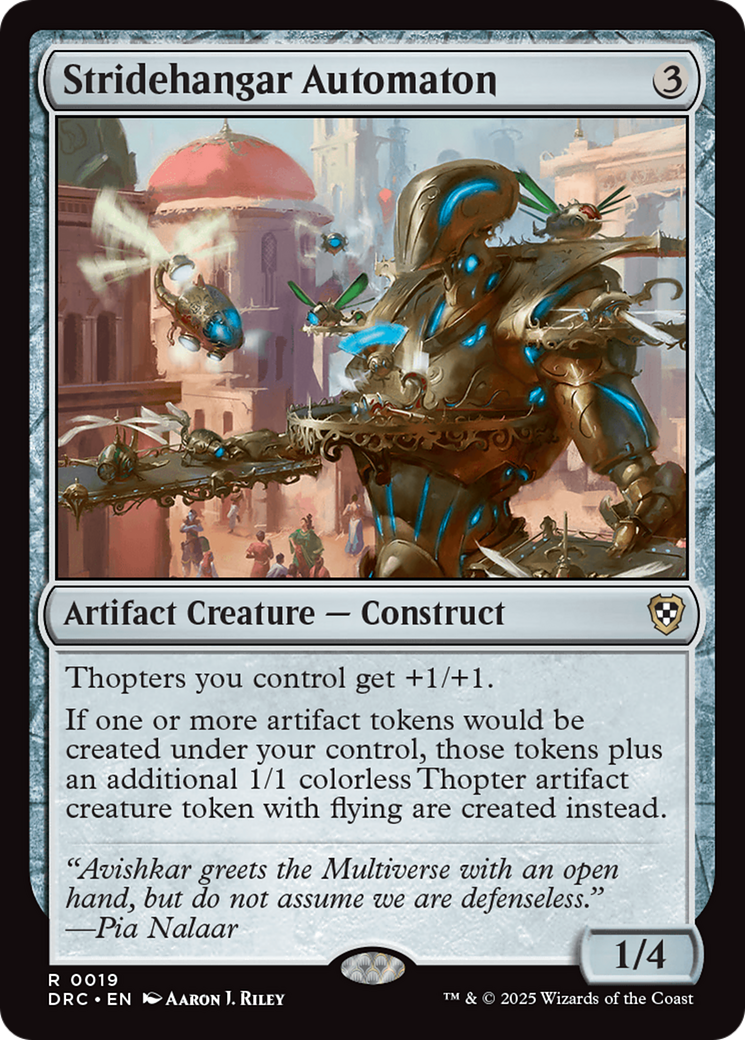 Stridehangar Automaton [Aetherdrift Commander] | I Want That Stuff Brandon