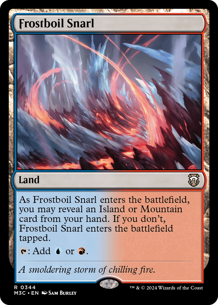 Frostboil Snarl (Ripple Foil) [Modern Horizons 3 Commander] | I Want That Stuff Brandon