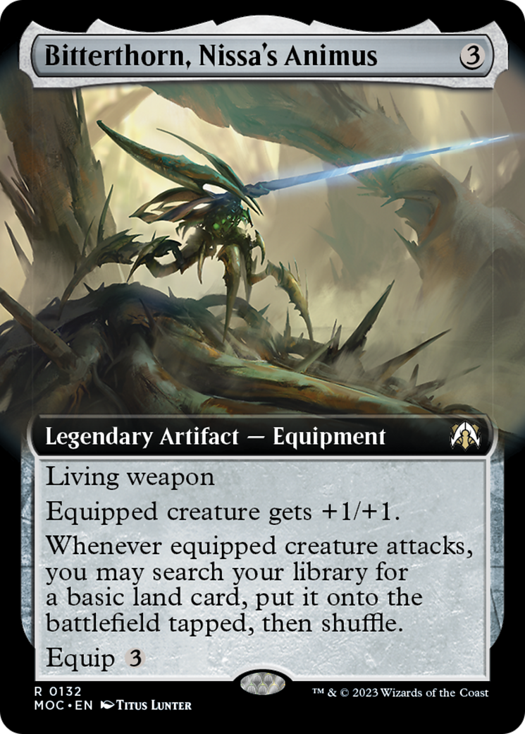 Bitterthorn, Nissa's Animus (Extended Art) [March of the Machine Commander] | I Want That Stuff Brandon