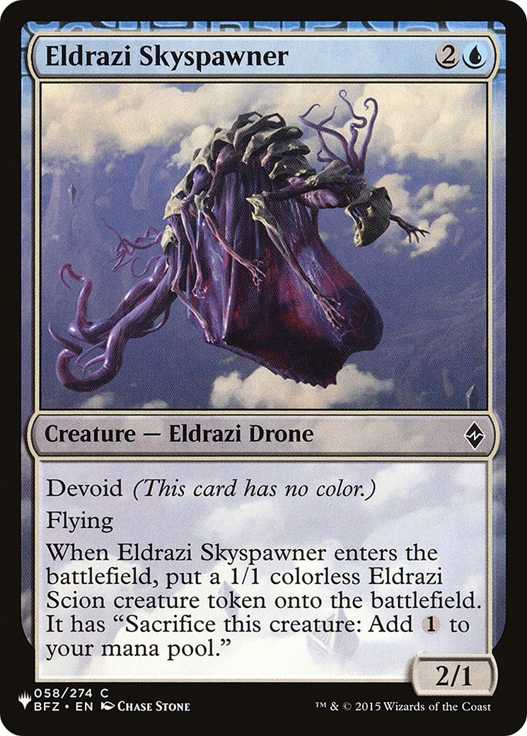 Eldrazi Skyspawner [The List Reprints] | I Want That Stuff Brandon