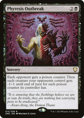 Phyresis Outbreak [Phyrexia: All Will Be One Commander] | I Want That Stuff Brandon