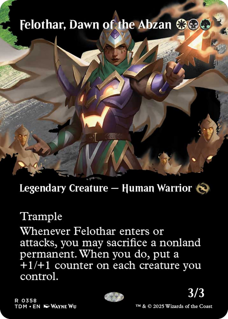 Felothar, Dawn of the Abzan (Borderless) [Tarkir: Dragonstorm] | I Want That Stuff Brandon
