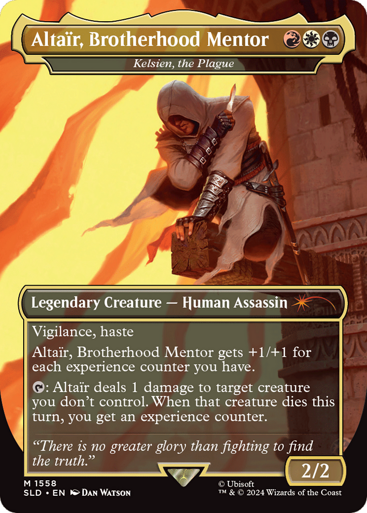 Altair, Brotherhood Mentor - Kelsien, the Plague (Rainbow Foil) [Secret Lair Drop Series] | I Want That Stuff Brandon