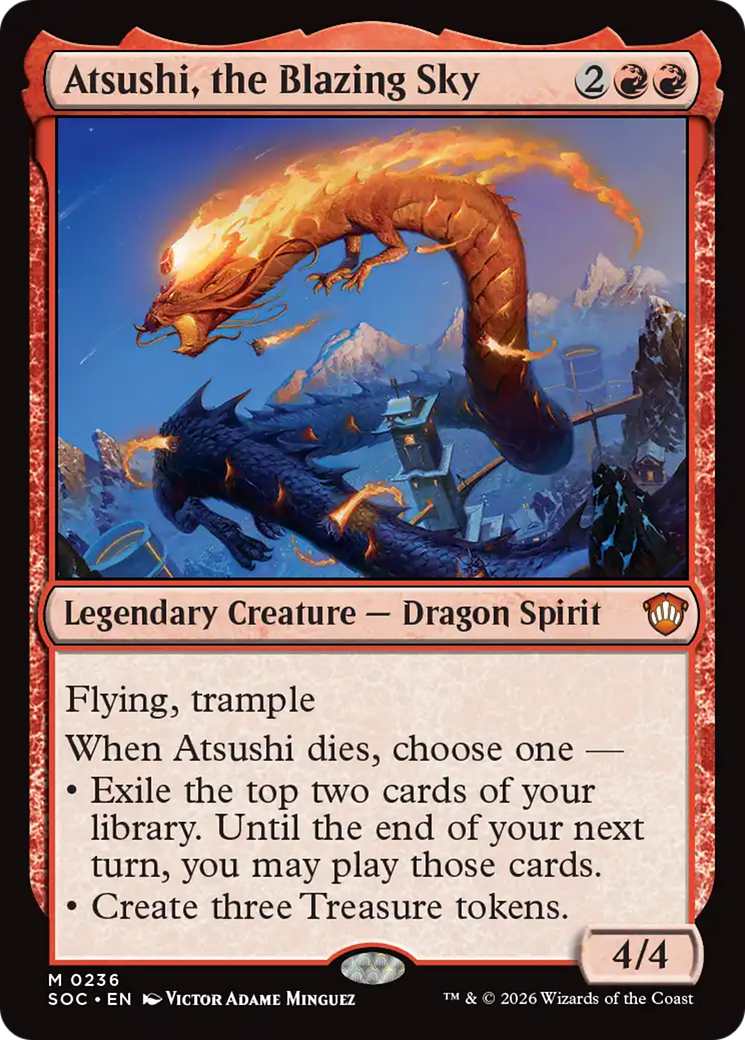 Atsushi, the Blazing Sky [Secrets of Strixhaven Commander] | I Want That Stuff Brandon