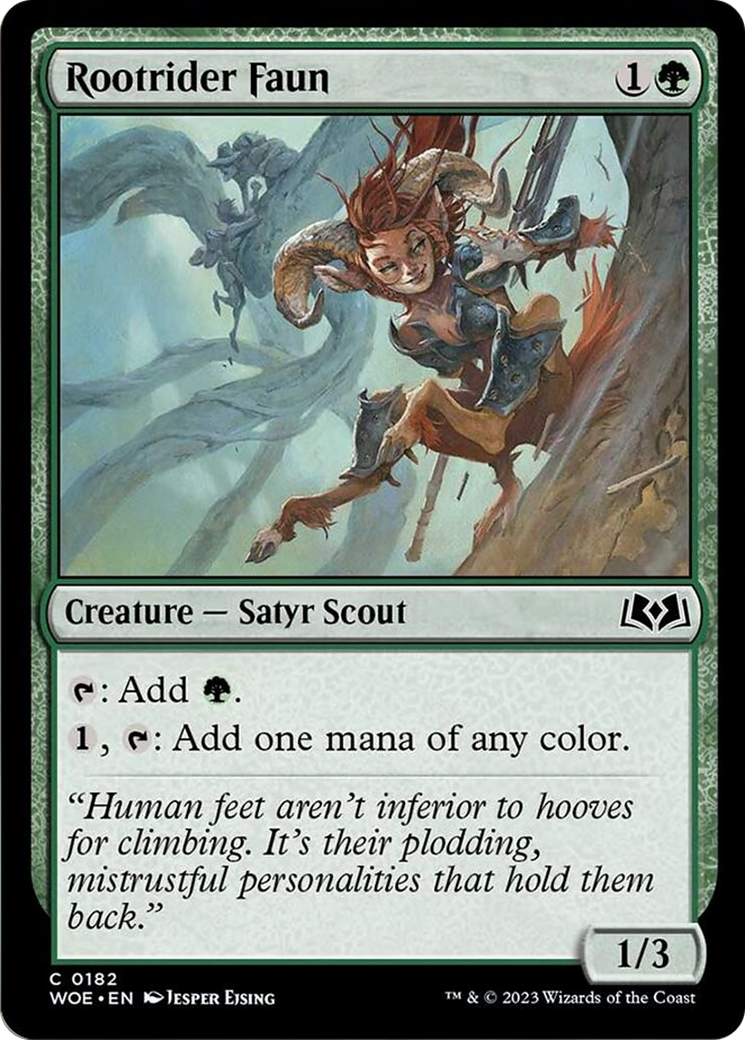 Rootrider Faun [Wilds of Eldraine] | I Want That Stuff Brandon