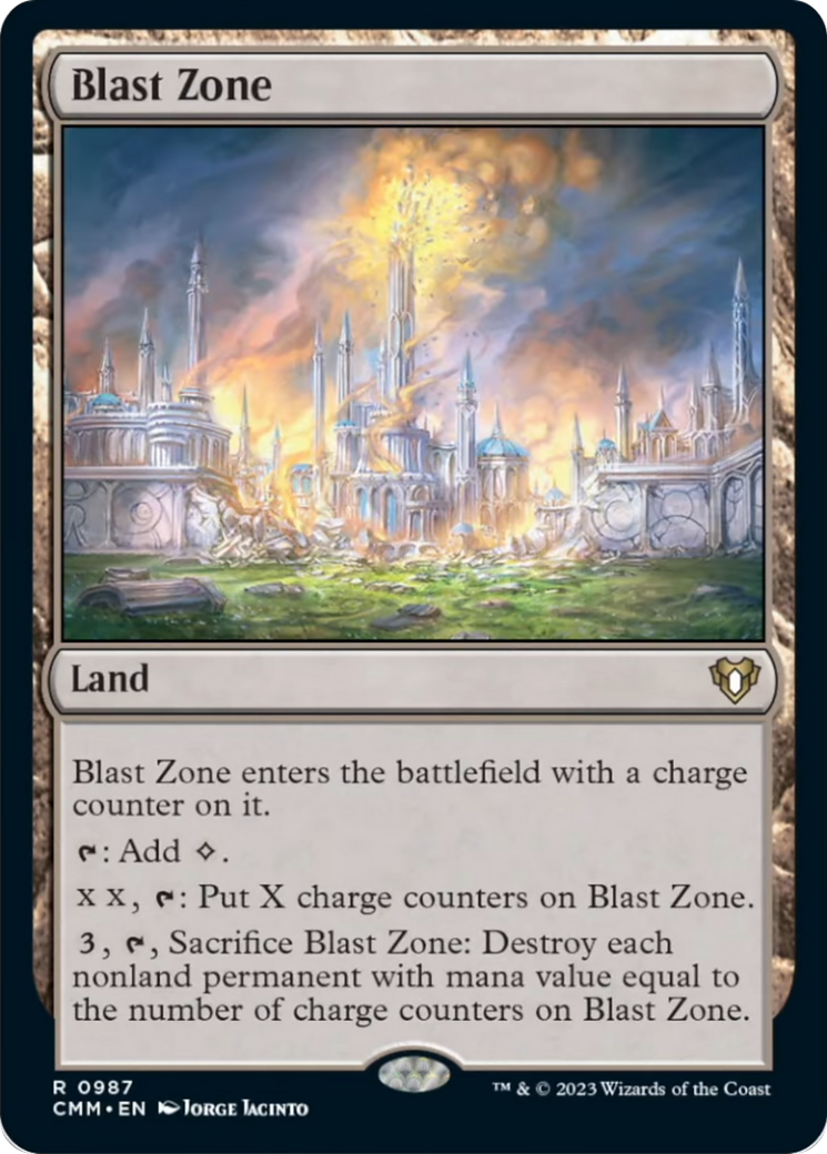 Blast Zone [Commander Masters] | I Want That Stuff Brandon