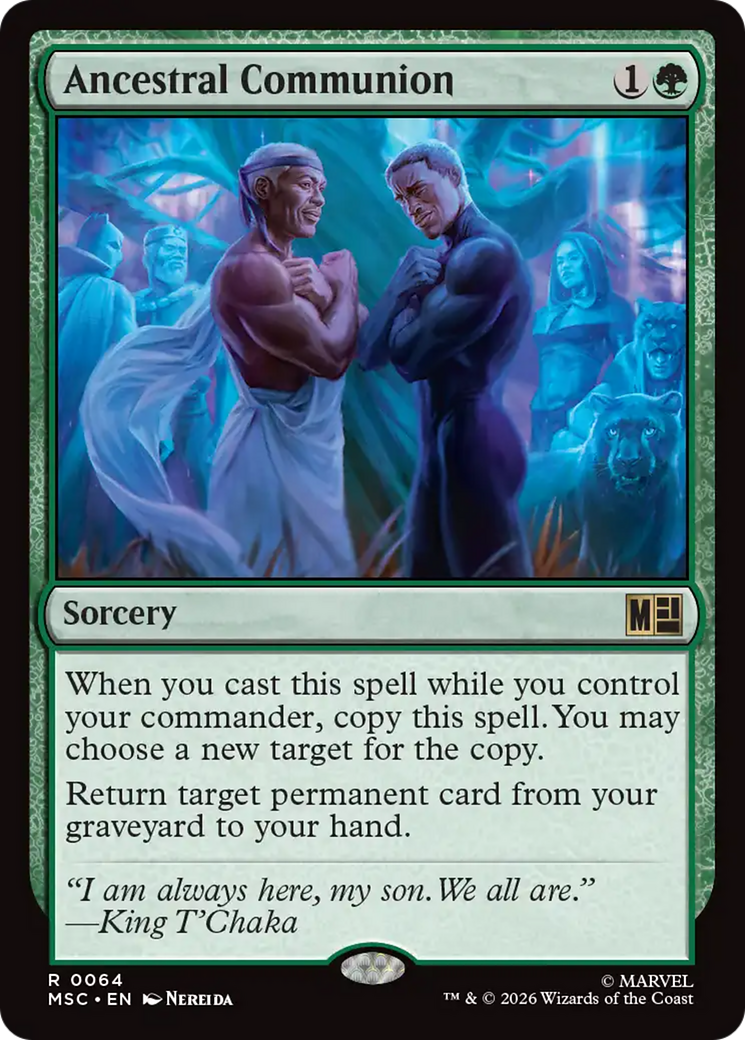 Ancestral Communion (Surge Foil) [Marvel Super Heroes Commander] | I Want That Stuff Brandon