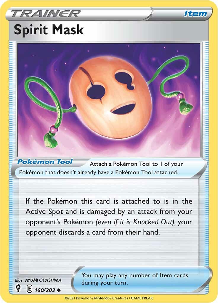 Spirit Mask (160/203) [Sword & Shield: Evolving Skies] | I Want That Stuff Brandon
