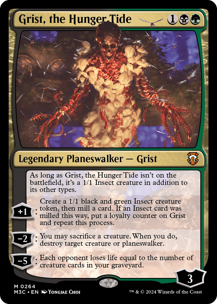 Grist, the Hunger Tide (Ripple Foil) [Modern Horizons 3 Commander] | I Want That Stuff Brandon