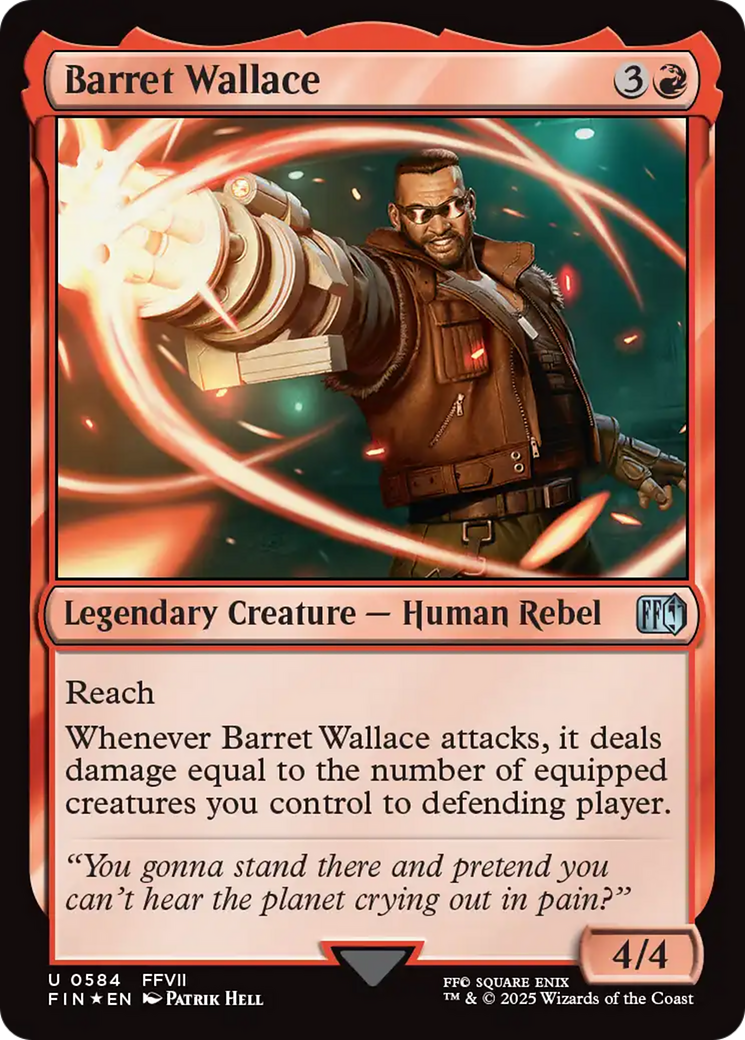 Barret Wallace (Surge Foil) [FINAL FANTASY] | I Want That Stuff Brandon
