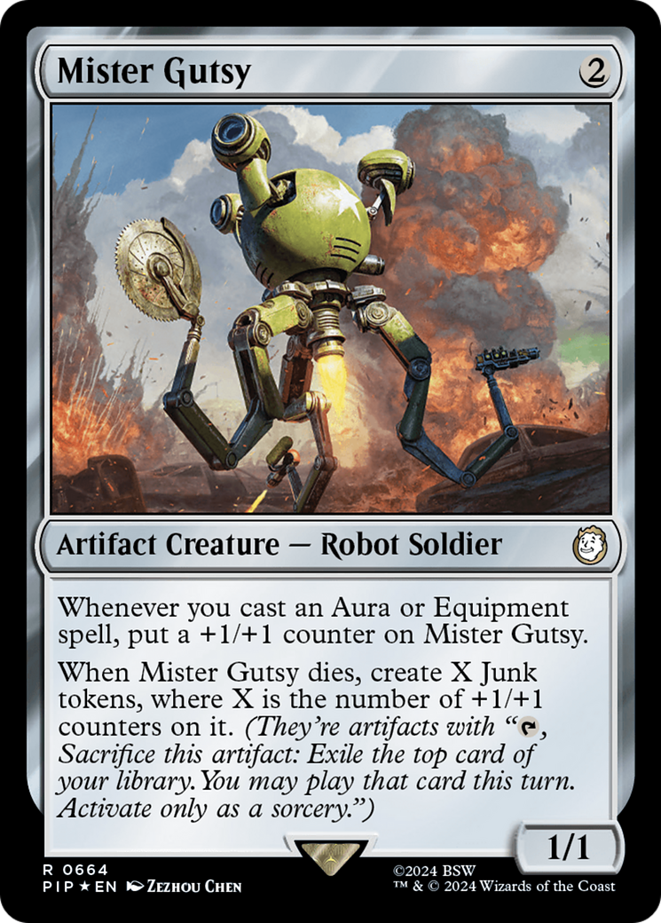 Mister Gutsy (Surge Foil) [Fallout] | I Want That Stuff Brandon