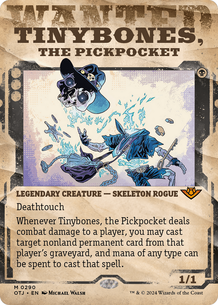 Tinybones, the Pickpocket (Showcase) [Outlaws of Thunder Junction] | I Want That Stuff Brandon